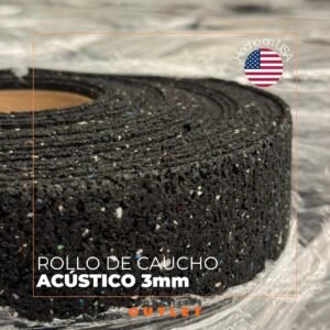 ROLLO ACUSTICO DE CAUCHO 3mm