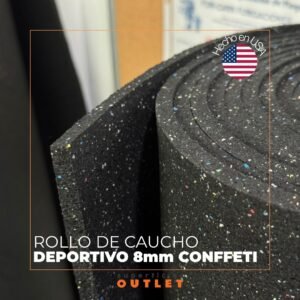 ROLLO DEPORTIVO DE CAUCHO 8mm CONFETI